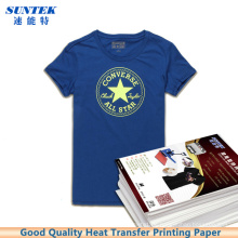 A4 Dark Light Color T-Shirt Tintenstrahl-Laser-Thermotransfer-Papier